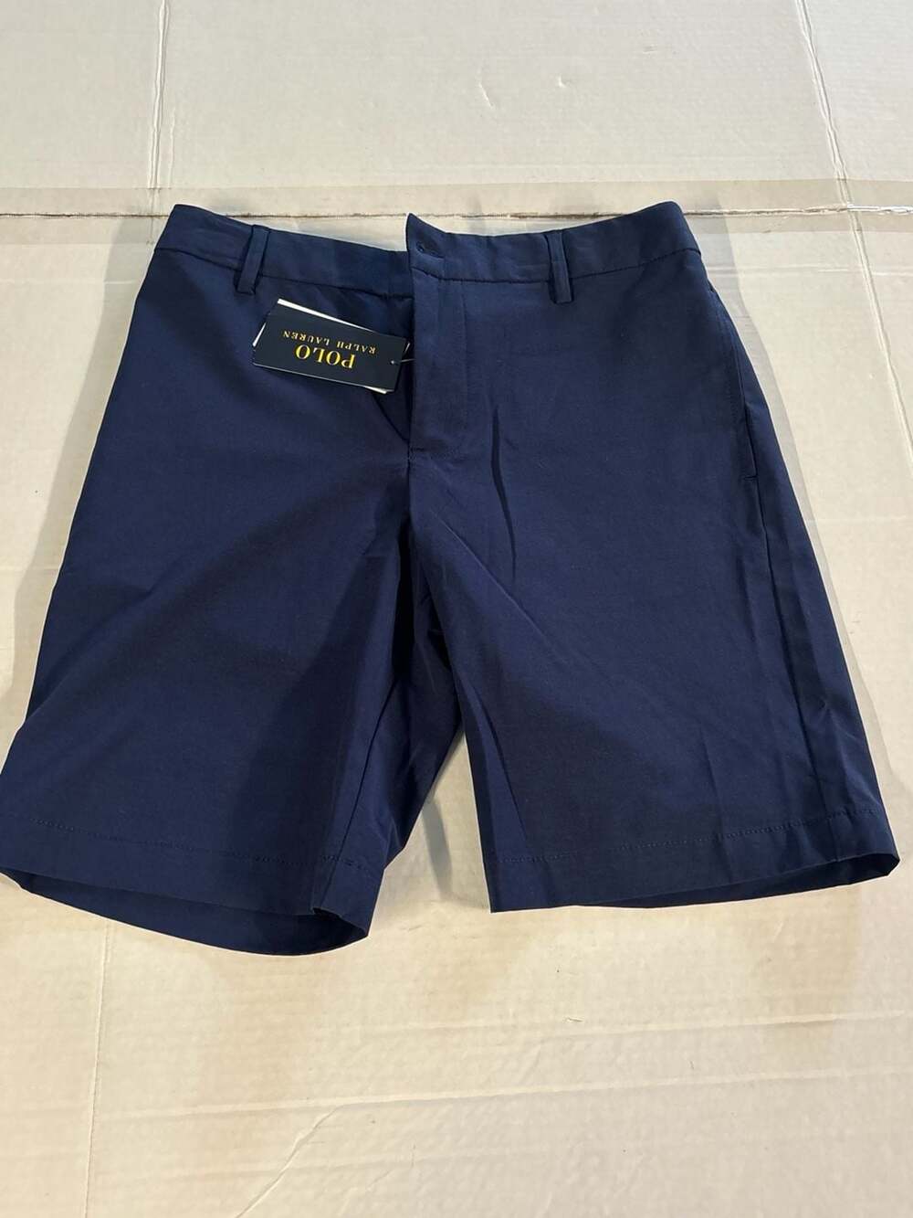 Polo Ralph Lauren Men's Chino Shorts Size 14 Navy Blue Classic Fit New w Tags